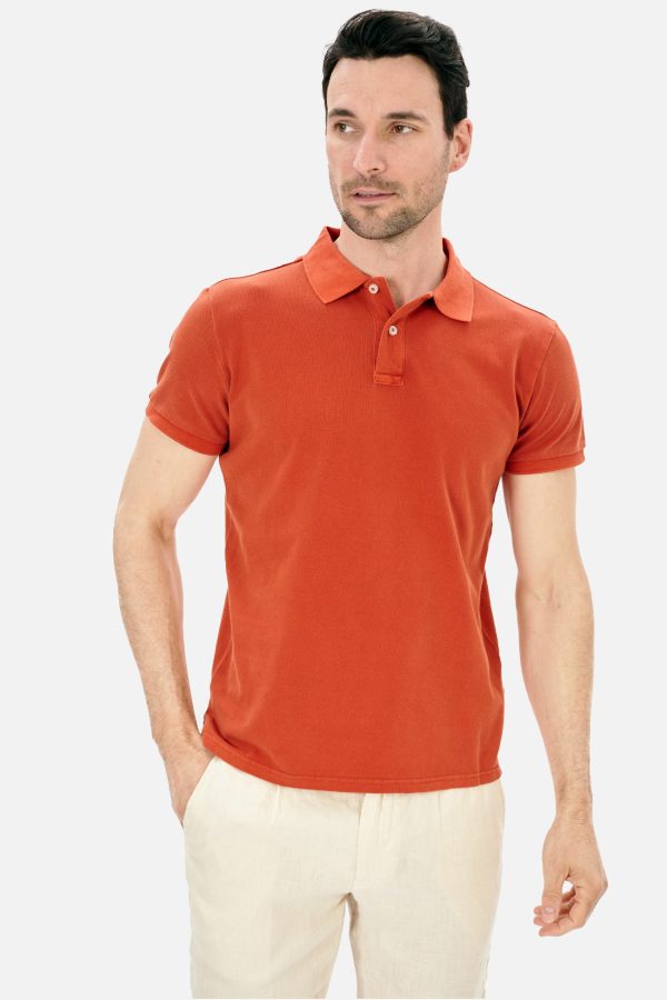 POLO PIQUE GARMENT DYED