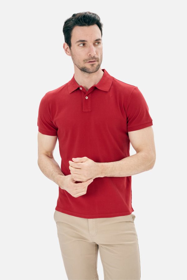 POLO PIQUE GARMENT DYED