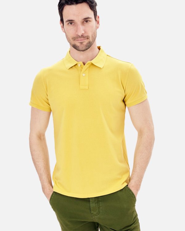 POLO PIQUE GARMENT DYED