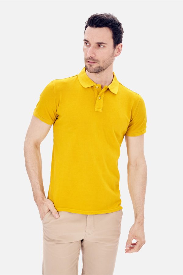 POLO PIQUE GARMENT DYED