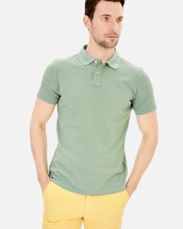 POLO PIQUE GARMENT DYED