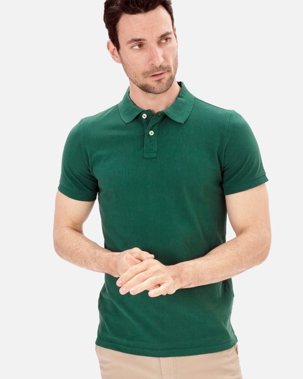 POLO PIQUE GARMENT DYED