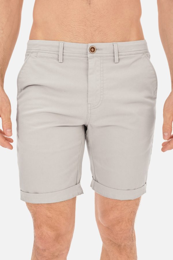 BERMUDA ALGODÓN SARGA GARMENT DYED