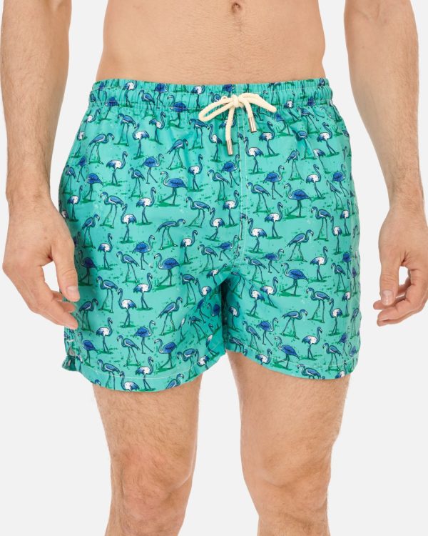 BAÑADOR HOMBRE ESTAMPADO FLAMENCO
