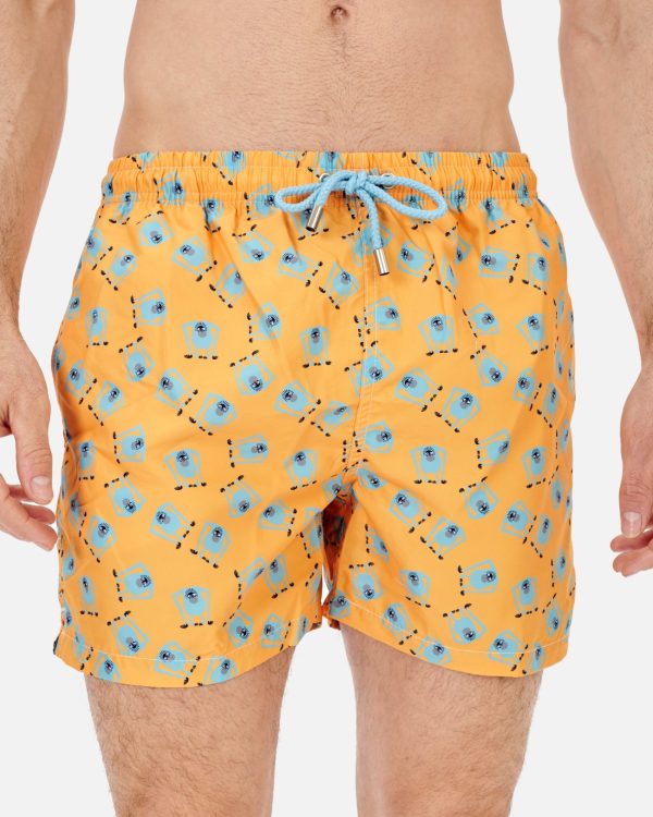 BAÑADOR HOMBRE ESTAMPADO GORILA