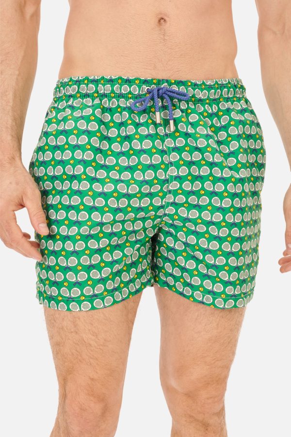 BAÑADOR HOMBRE ESTAMPADO RAQUETAS
