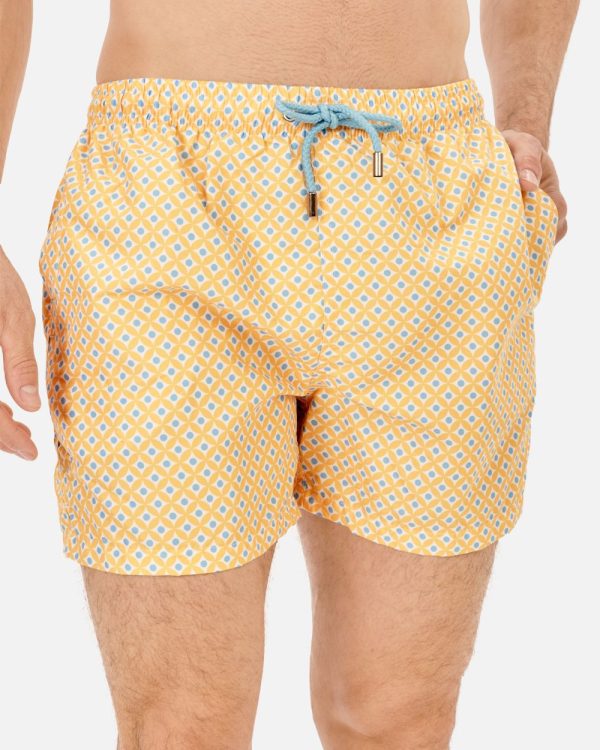 BAÑADOR HOMBRE ESTAMPADO GEOMETRICO