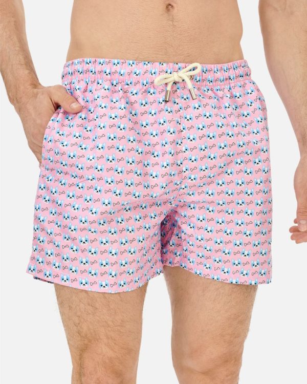 BAÑADOR HOMBRE ESTAMPADO PERRITO