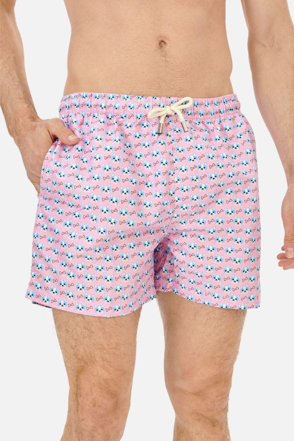 BAÑADOR HOMBRE ESTAMPADO PERRITO