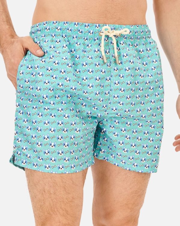 BAÑADOR HOMBRE ESTAMPADO PERRITO