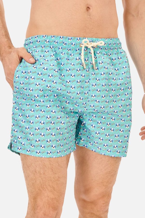 BAÑADOR HOMBRE ESTAMPADO PERRITO