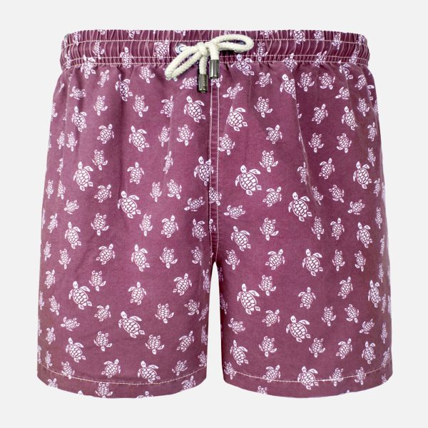 Bañador estampado tortuga marina hombre Blue Coast Yachting