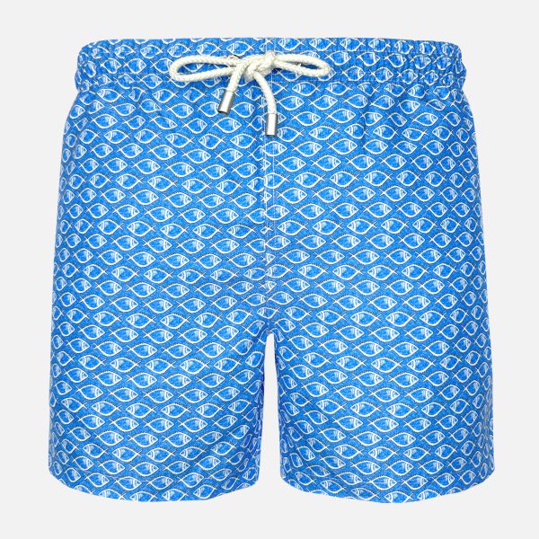 BAÑADOR HOMBRE CON ESTAMPADO DE PEZ