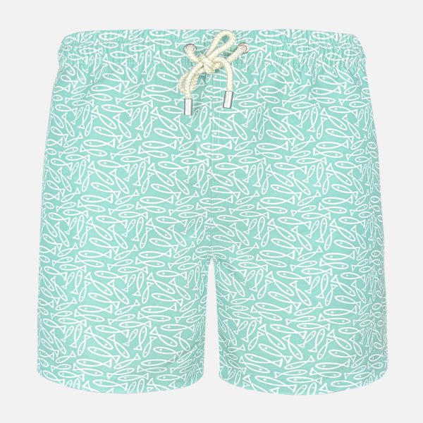 BAÑADOR HOMBRE CON ESTAMPADO DE PEZ