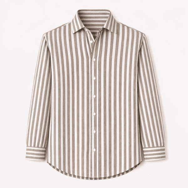 CAMISA LINO HOMBRE DE RAYA