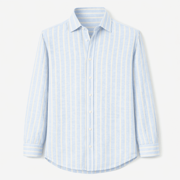 CAMISA LINO HOMBRE DE RAYA