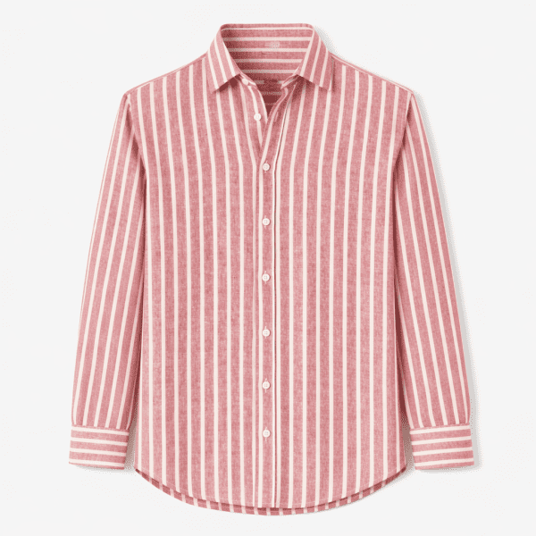 CAMISA LINO HOMBRE DE RAYA