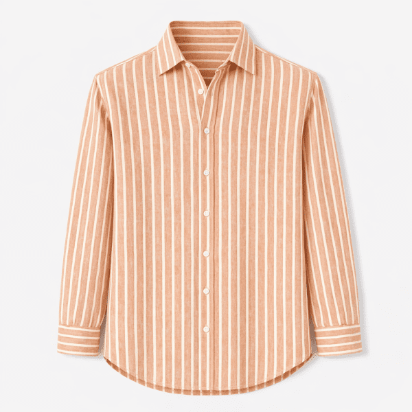 CAMISA LINO HOMBRE DE RAYA
