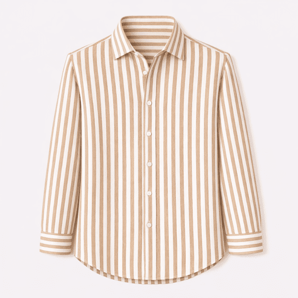 CAMISA LINO HOMBRE DE RAYA