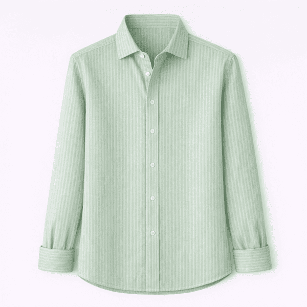 CAMISA LINO HOMBRE DE RAYA