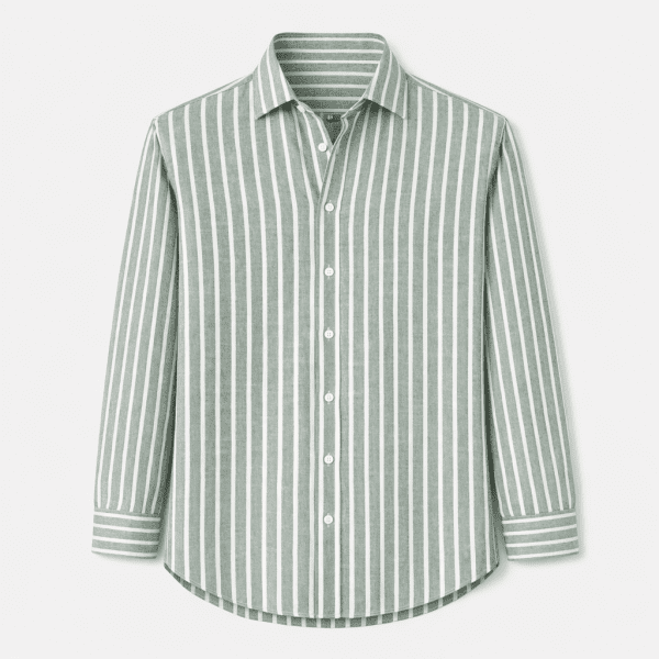 CAMISA LINO HOMBRE DE RAYA