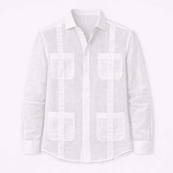 CAMISA LINO HOMBRE GUAYABERA
