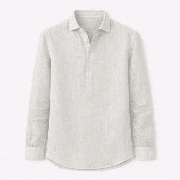 CAMISA LINO HOMBRE MEDIA TAPETA