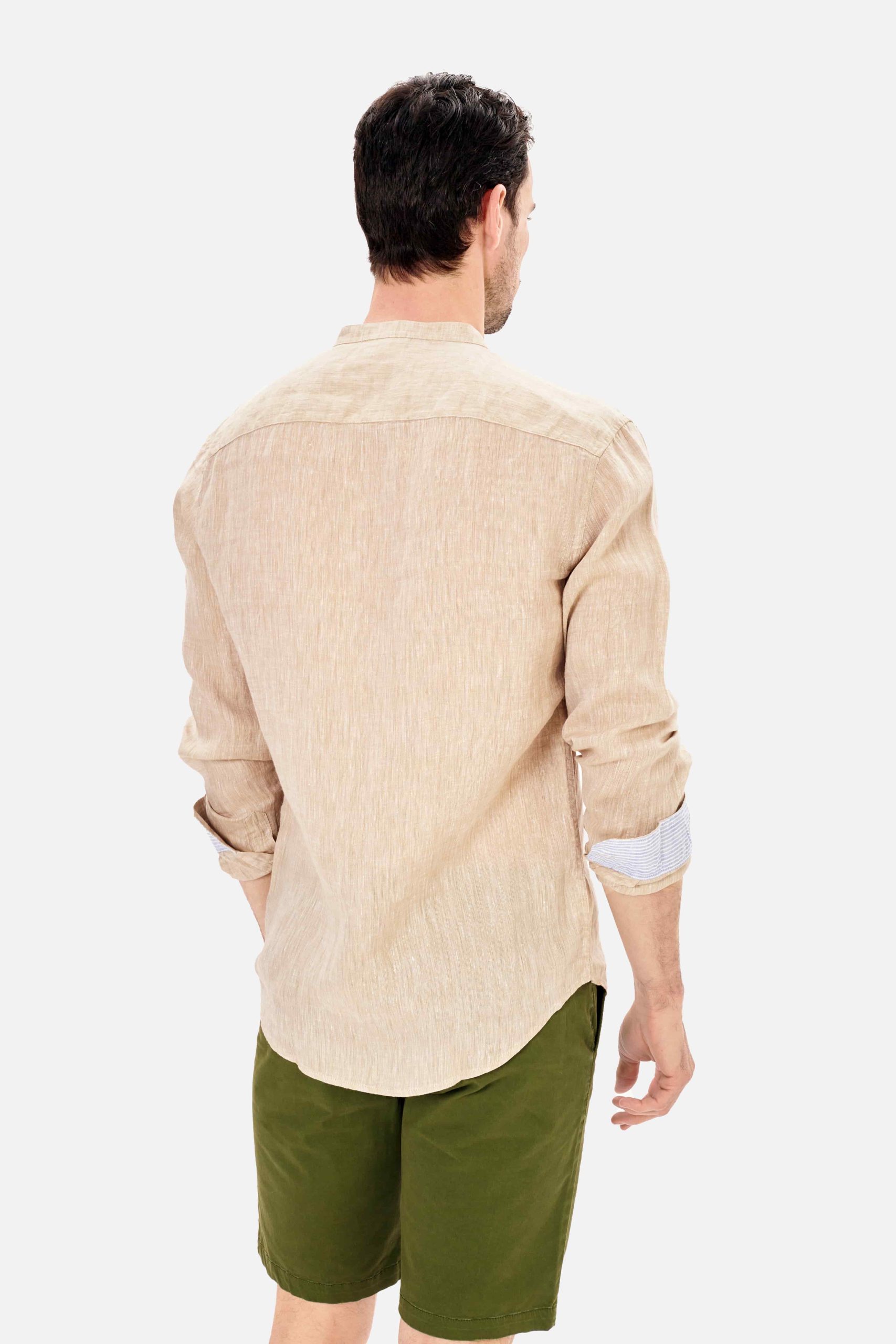 CAMISA LINO HOMBRE CUELLO MAO - Imagen 5