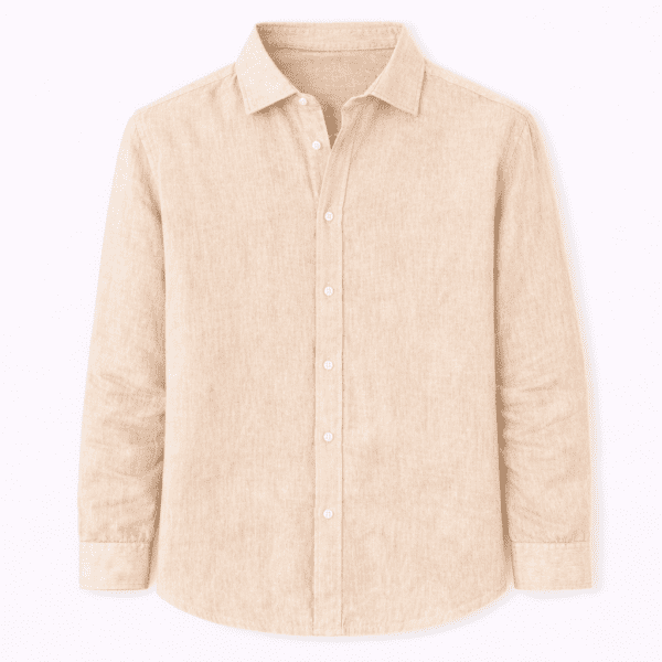 CAMISA LINO HOMBRE CUELLO CUTWAY