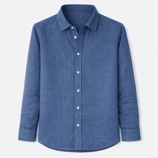 CAMISA LINO HOMBRE CUELLO CUTWAY