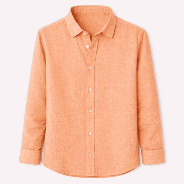 CAMISA LINO HOMBRE CUELLO CUTWAY