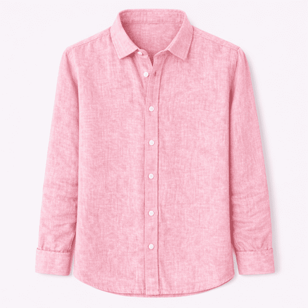 CAMISA LINO HOMBRE CUELLO CUTWAY