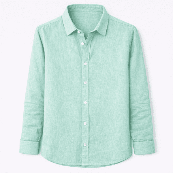 CAMISA LINO HOMBRE CUELLO CUTWAY