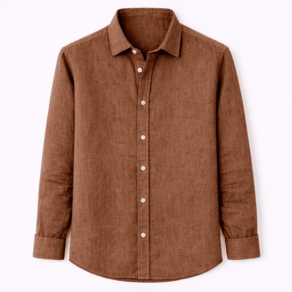 CAMISA LINO HOMBRE CUELLO CUTWAY