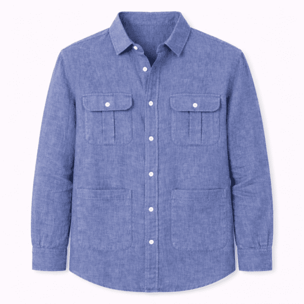 CAMISA LINO HOMBRE SAFARI