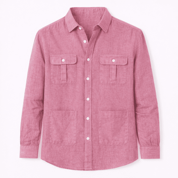 CAMISA LINO HOMBRE SAFARI