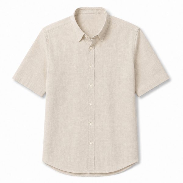 CAMISA MANGA CORTA 100% LINO